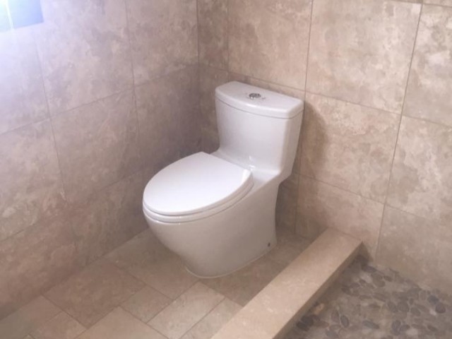 new toilet install