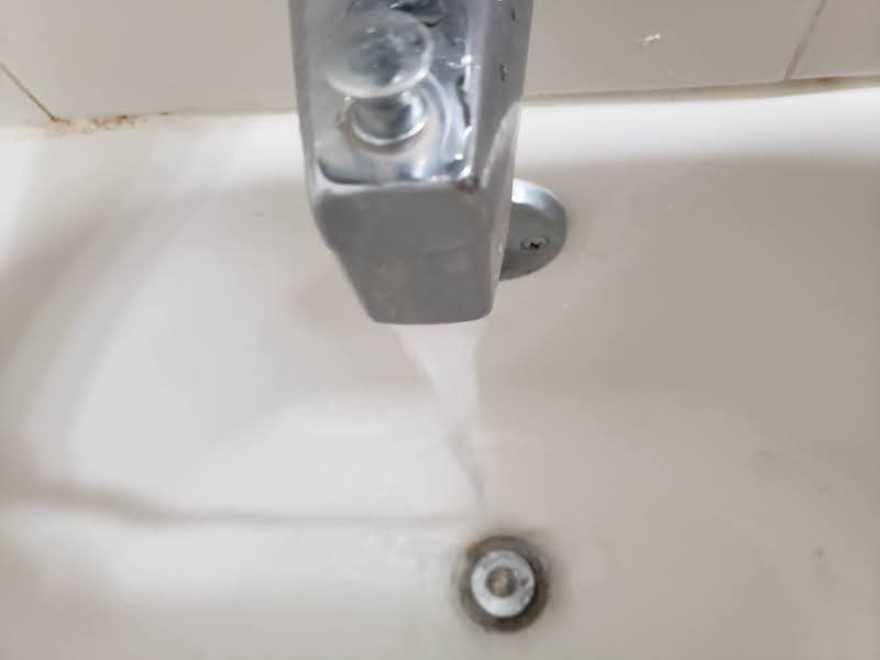 dripping faucet wasting water